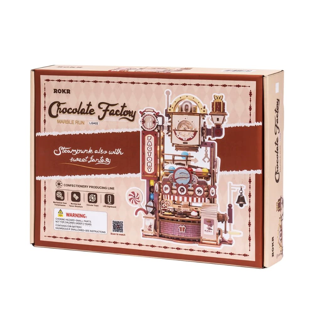 Robotime ROKR Marble Chocolate Factory 3D Puzzle